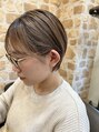 ヘアリゾートハピネス 陽光町&nbsp;耳かけショートスタイル＊前髪は長めがおすすめです◎