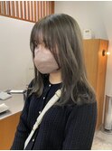 【Neelu__rie】ブリーチで作る オリーブカラー