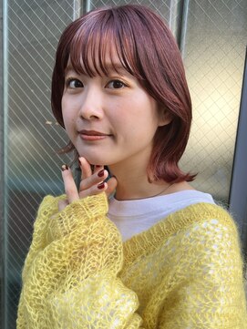 トリッカ 代官山(tricca) 【tricca代官山rin】ふんわりミディ/レッドブラウン