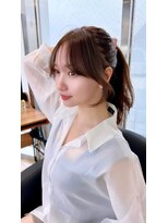 アリスバイアフロート 自由が丘(ALICe by AFLOAT) 結んでも可愛いおくれ毛カット