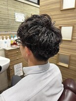 銀座マツナガ 神田店&nbsp;20代30代大人オシャレ垢抜けロッドパーマツーブロック