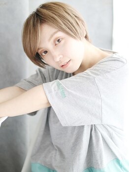 ディディエプラスエヌ(DIDIER +n)の写真/【守山駅徒歩2分】1人1人の個性を活かしたショートヘアをご提案♪どこから見ても綺麗なシルエットに。