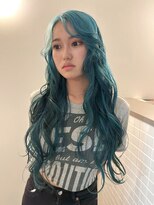 トゥコ(tuco)&nbsp;マリンブルー　ブリーチ　ロング　ブルーカラー