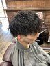 【ハードツイストパーマ】＋メンズカット￥14300<理容室>メンズツイストパーマ