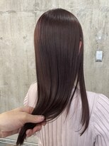 ヘアカロン 熊本本店(Hair CALON) ピンクブラウン/髪質改善ストレート