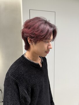 ソル 栄矢場町(SOL) レッドカラー/チェリーレッド/メンズカラー/名古屋美容院