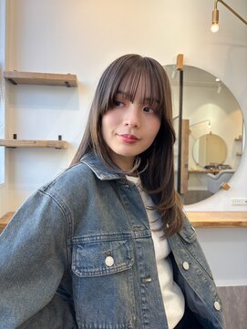 シア 新越谷店(SHEER) ワンカールレイヤー×透明感カラー