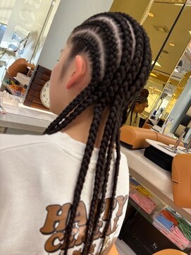 髪技空間アノン(anon) コーンロウフル