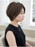 美髪/ワイドバング/レイヤーカット/くすみベージュ/新小岩駅