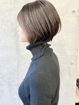 モリオ(morio) 大人可愛いナチュラルショートボブくびレイヤー