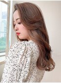 フェイスレイヤー×ナチュラルロングふんわりベージュ【浦和】