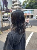 ミディアムパーマスタイル