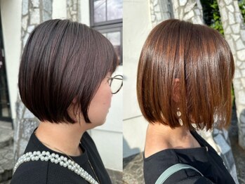 ノヴェル 旭ヶ丘店(NOVEL)の写真/高い再現性&カット技術!丁寧な接客◎[仙台/旭ヶ丘/髪質改善/縮毛矯正/ショートカット/白髪染め/白髪ぼかし]