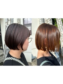 高い再現性&カット技術!丁寧な接客◎[仙台/旭ヶ丘/髪質改善/縮毛矯正/ショートカット/白髪染め/白髪ぼかし]