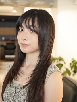 ラヴィズム 小新店(LUVISM) 韓国/顔周りレイヤー/おくれ毛/ベージュ/ダブルカラー/西区/小新