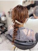 編み下ろし【クランソア】ヘアメ/ヘアセット/心斎橋