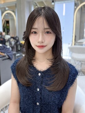 ロンドリメゾン 原宿(Lond re Maison.) 暗めカラー/韓国レイヤー/マロンベージュ/くすみベージュ/原宿