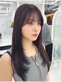 韓国風レイヤーカット髪質改善ダブルカラーハッシュカット