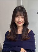 ロング/レイヤーボブ髪質改善縮毛矯正白髪ぼかしショート韓国