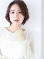 アース 相模大野店(EARTH)&nbsp;秋のオレンジブラウンショート◎ブリーチなし◎小顔