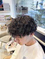 アンソル オブ リシェール(N'SOL of RICHAIR)&nbsp;波巻きパーマ/波巻きスパイラル/メンズ/南越谷