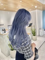 フリーク(FLEEK)&nbsp;ブルーシルバー　ブリーチ3回　高瀬雅人