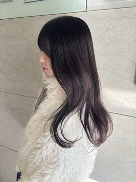 ラベンダーグレージュ/透明感カラー