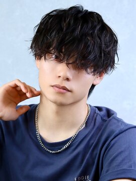 コンフィデンス メンズヘアー(confidence MEN'S HAIR) 無造作マッシュメンズツイストスパイラルパーマ