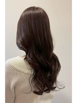 イーストハムアネーロ(EAST HAM anello) レイヤーロング/ダークブラウン/艶髪