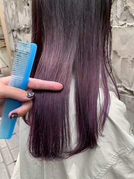 デコラ DECOR ダークパープルロング