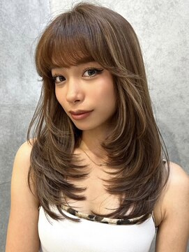 ヨロ 上野(YOLO) ハイライトカラーミルクティーベージュケアブリーチダブルカラー