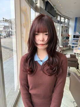 コワファースト 大分(COIFF1RST) レイヤー/くびれ巻き/顔周り