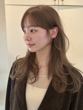 アンカーバイナチュラル(anchor by natural) 韓国風/レイヤー/前髪カット/オリーブ/透明感/ハッシュカット