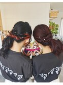 サイドポニーテール