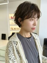 スノッブエモア(SNOB emoi) ショートボブ髪型20代30代40代 パーマ ショートパーマ