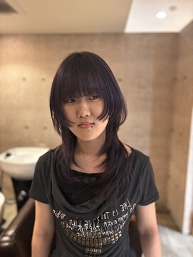 ブロッサム 池袋店(Blossom) ウルフカット/グレージュ/デザインカラー/池袋