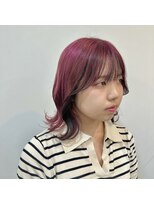 hair salon TSUMUGI【10月1日 NEW OPEN(予定)】&nbsp;ピンク×ブラックフェイスフレーミング