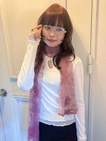 ニコフクオカヘアーメイク(NIKO Fukuoka Hair Make)&nbsp;【NIKO】ブリーチなしダブルカラー／ピンクベージュ／秋カラー
