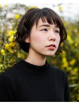 ニコヘアー(niko hair) 耳掛けパーマボブ▽LINEID@vey3047y