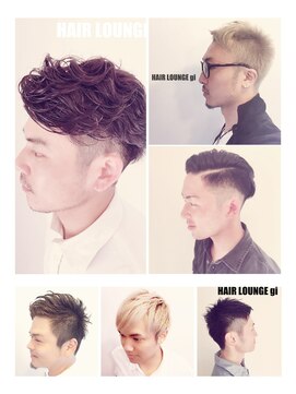 ヘアーラウンジジーアイ(HAIR LOUNGE gi) メンズカット　ツーブロック