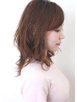 パシフィックダズールバトン(Pacific Dazzle baton)&nbsp;大人綺麗セミディボブカールスタイル　神戸垂水おすすめトレンド