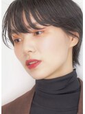 《hair make No.8・中村》シースルーバングマッシュショート