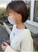フェイスフレーミングボブ