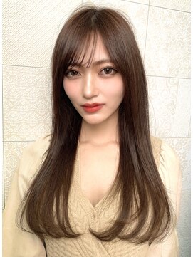 ロンド ロビン 栄(Lond robin) 【Lond robin】河野まい 縮毛矯正/ストレート/くすみブルー