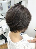 ショート　マッシュ　ショートボブ　HEADS 市川　学割　イルミナ