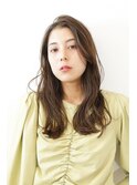 30代・40代・50代ミルクティーベージュ×レイヤーセミ