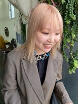 フィン(fin,)&nbsp;fin,/くびれヘア/似合わせカット/デザインカラー/ツートンカラー