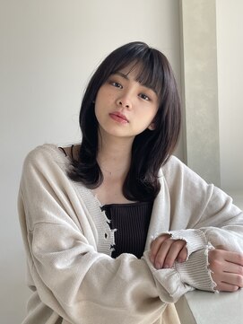 エデュコスゥリール(educo per sourile) 韓国風ハンソヒミディアム×ラベンダーブラウン