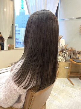 マロウ(mallow) 《花屋併設》縮毛矯正/ニュアンスカラー/チョコブラウン