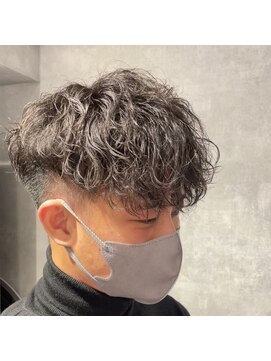 レイズ 名古屋駅(RAYS) 前下がりハイウェイトマッシュスペインカール　　　　　h